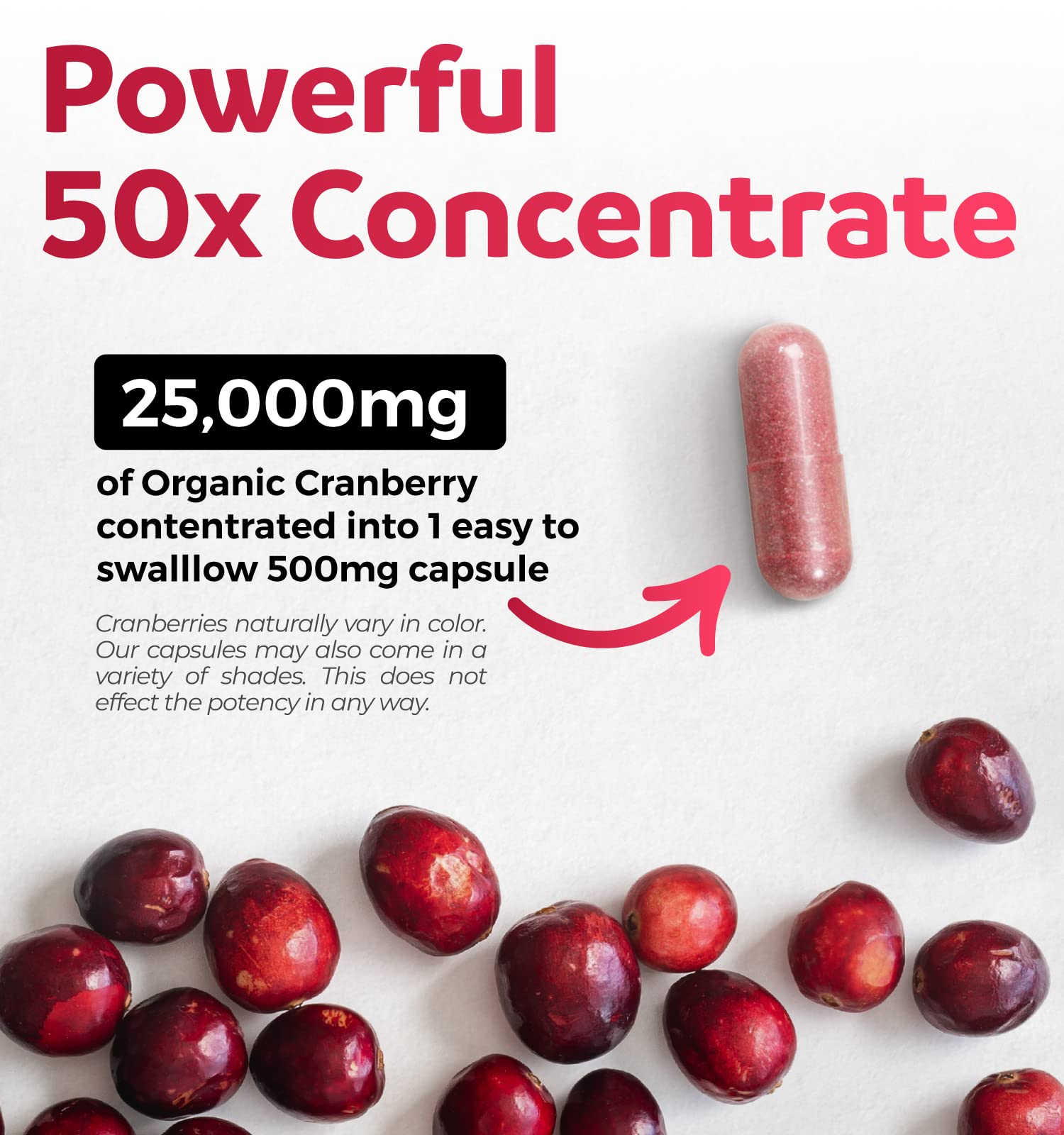 Certified organic cranberry concentrate sourced from USA and Canada