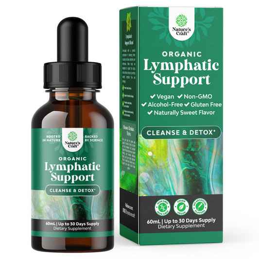 Hero image: Certified Organic Lymphatic Drainage Drops