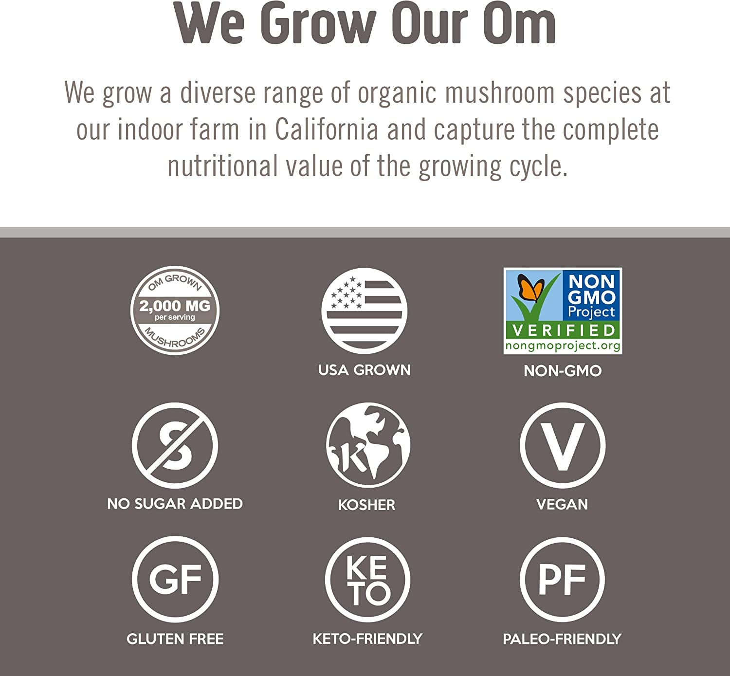 Organic non-GMO gluten-free vegan product badge