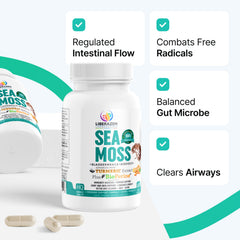 Certified organic wildcrafted sea moss seal