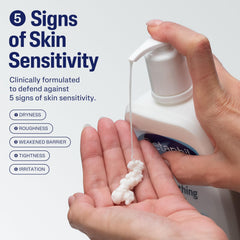Cetaphil Restoraderm on a bathroom counter for daily use