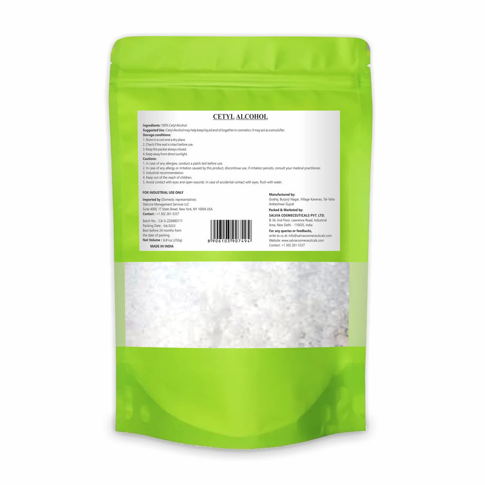 Cetyl Alcohol 250g / 8.81 oz by Salvia - product photo 2