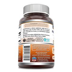 Ingredients label for Amazing Formulas Ceylon Cinnamon 1200 mg