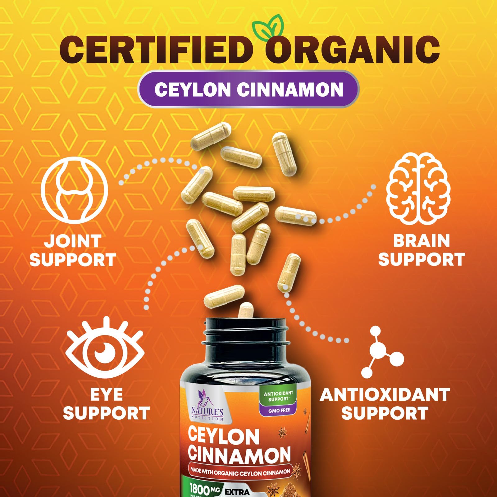 Ceylon cinnamon for heart health and digestion