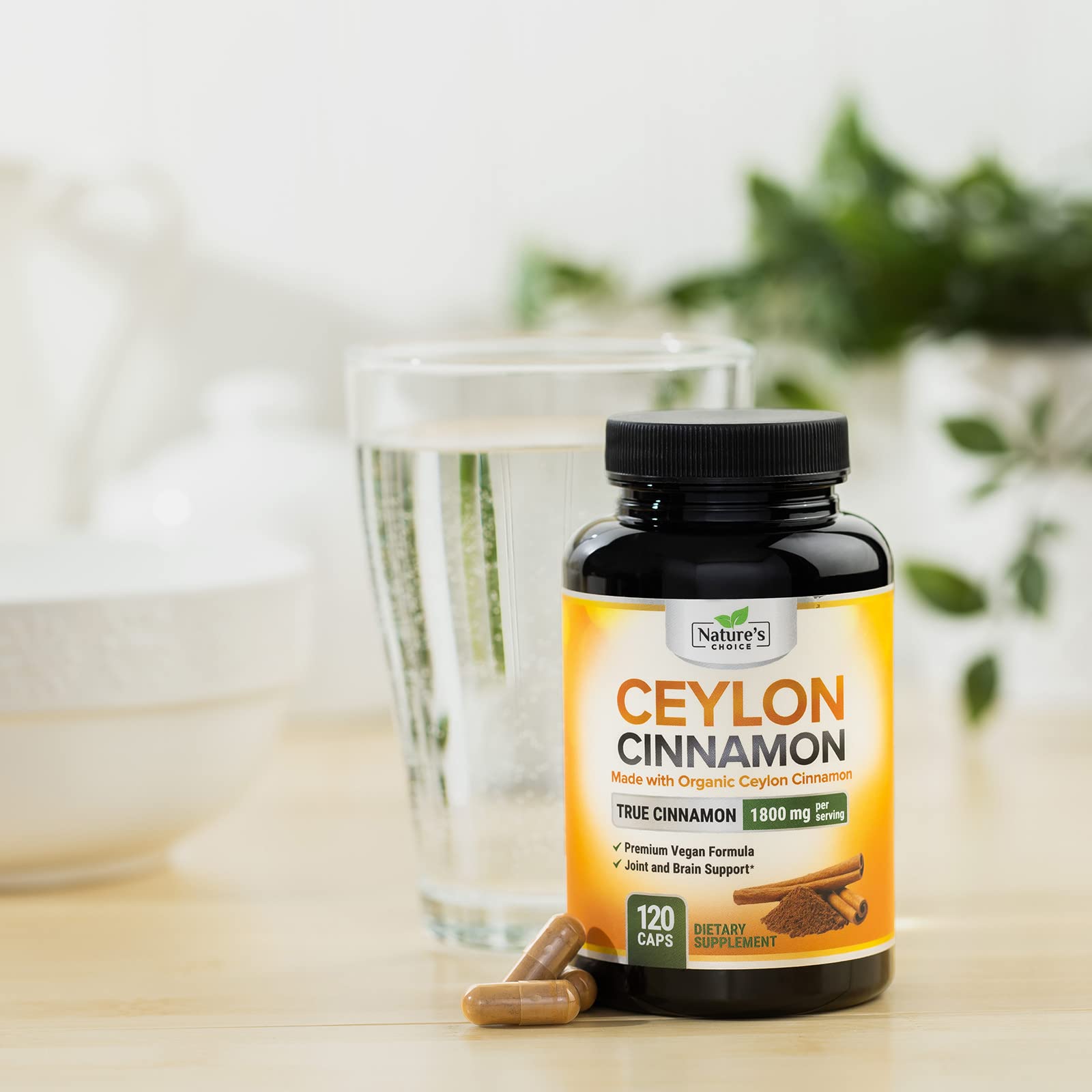 Third-party tested cinnamon supplement label
