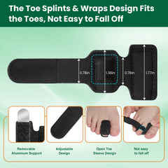 Night-time CEYOME toe straightener provides gentle support for resting feet