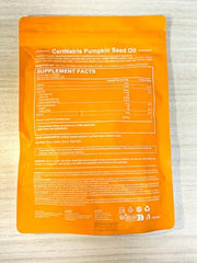 Graphic showing cold pressed pumpkin seed oil preservation of nutrients