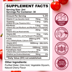 Close-up of CFILIHTC B Complex Drops label
