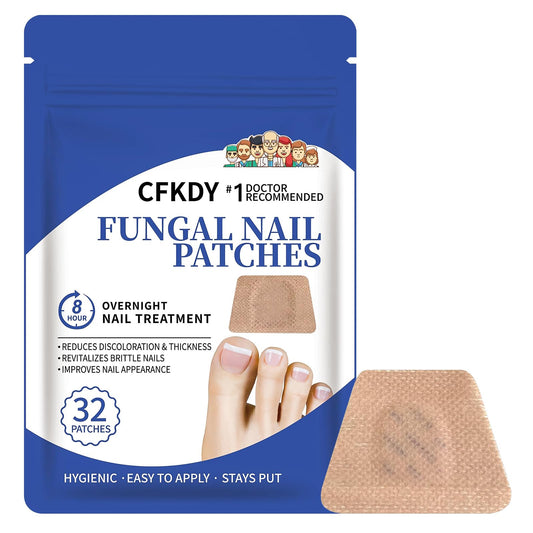 CFKDY toenail fungus patches pack – promotes healthier nails with overnight use.