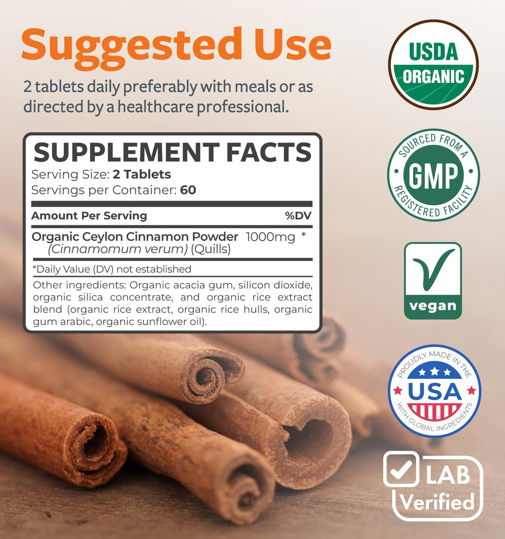 cGMP manufacturing facility with Ceylon Cinnamon pills