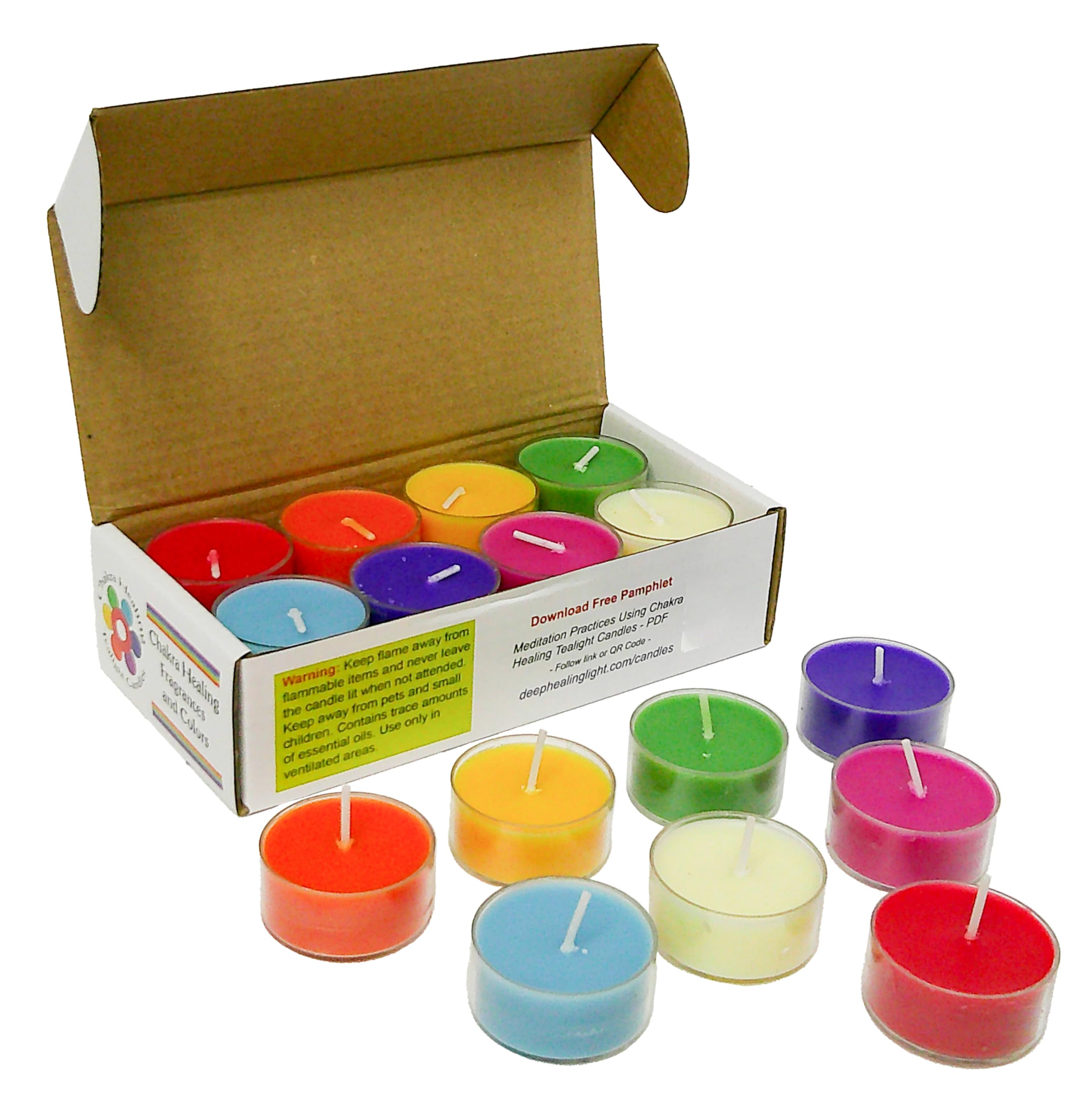 Red cedarwood scented chakra tealight candle