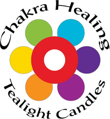 Soul Star chakra tealight candle in white with ylang-ylang scent