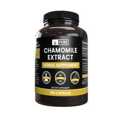 Chamomile Extract 365 Capsules bottle with label