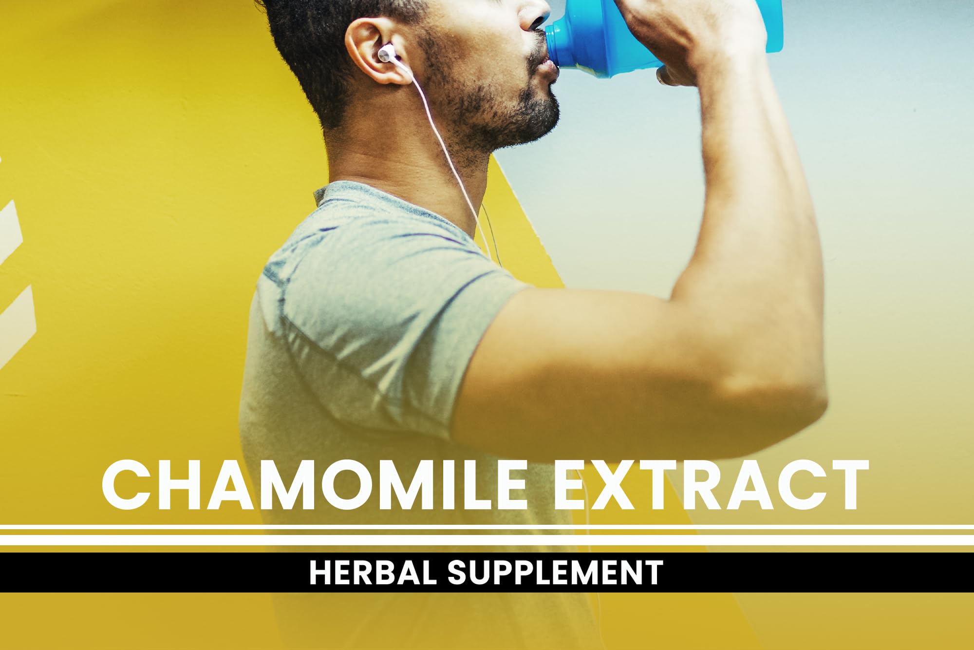Supplement facts panel for Chamomile Extract