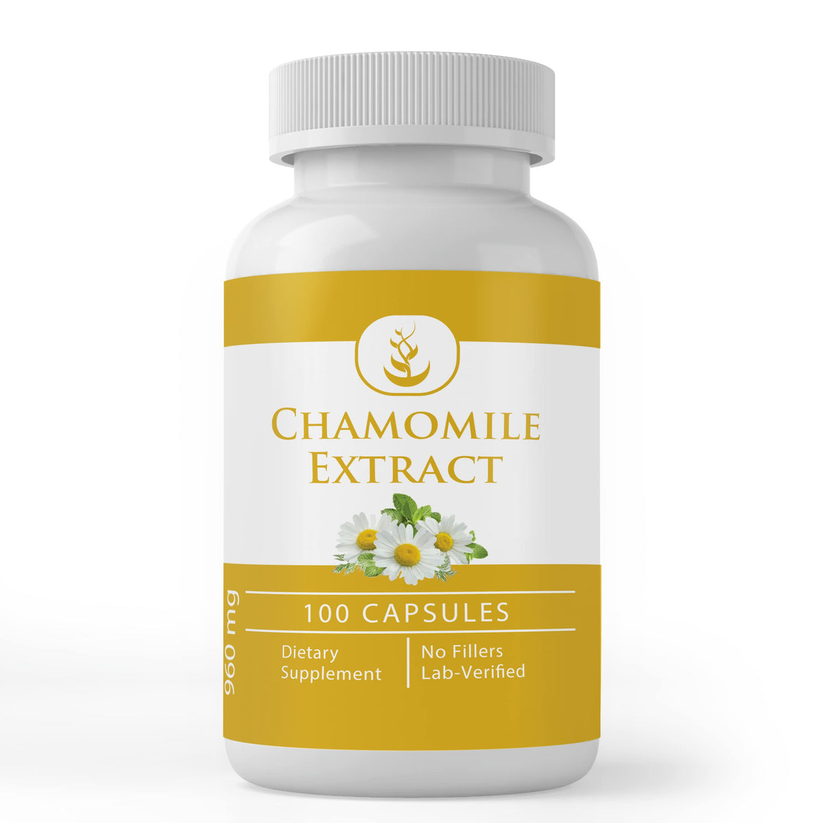 Chamomile extract capsules – 100 count
