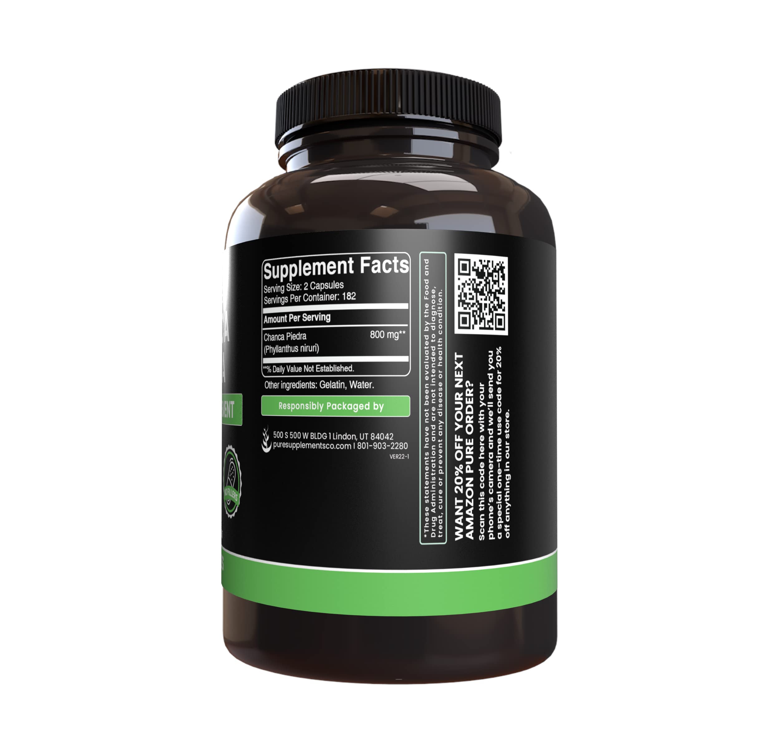 Graphic indicating single-ingredient formula