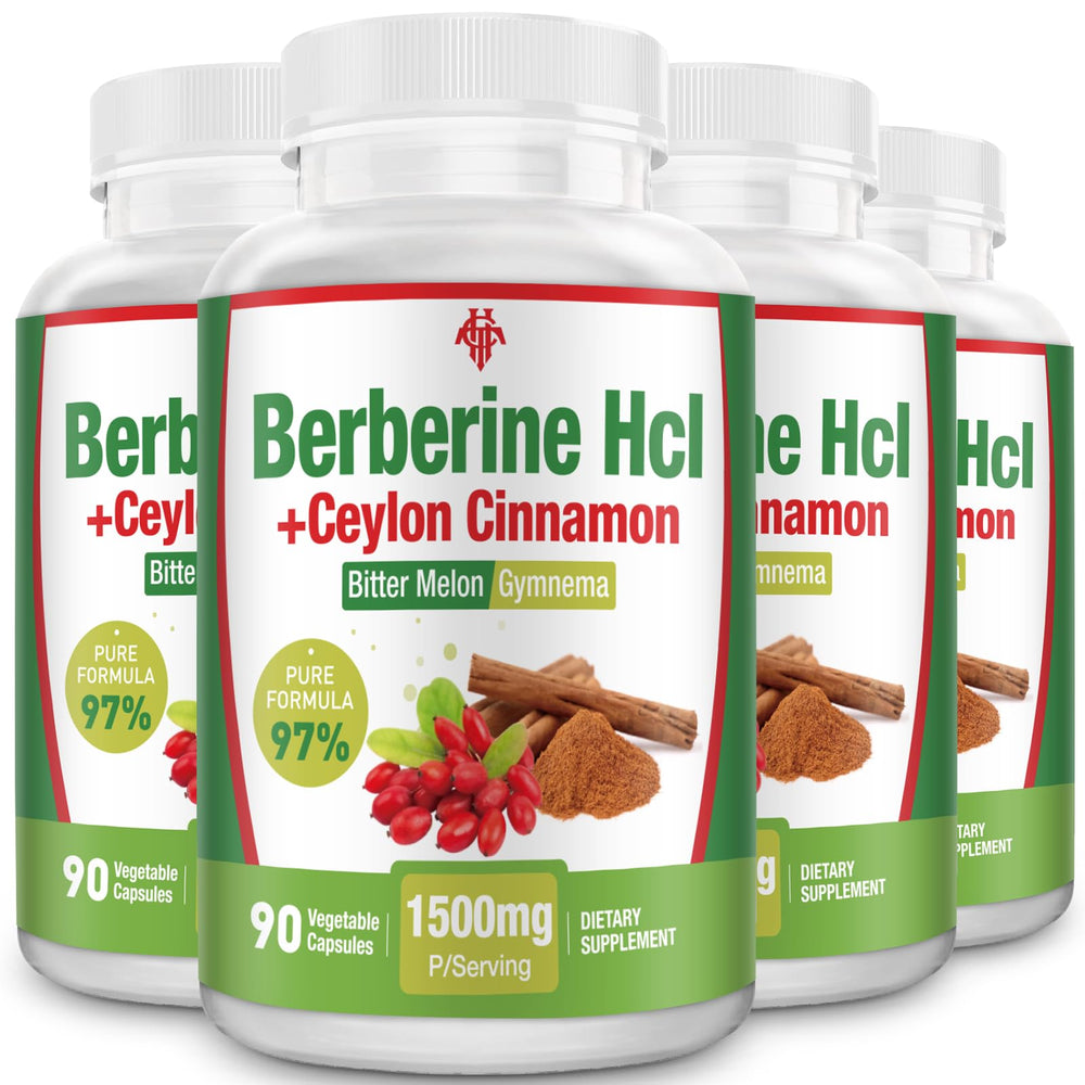 CHANUBITO Berberine bottle showing high-potency supplement for daily wellness.