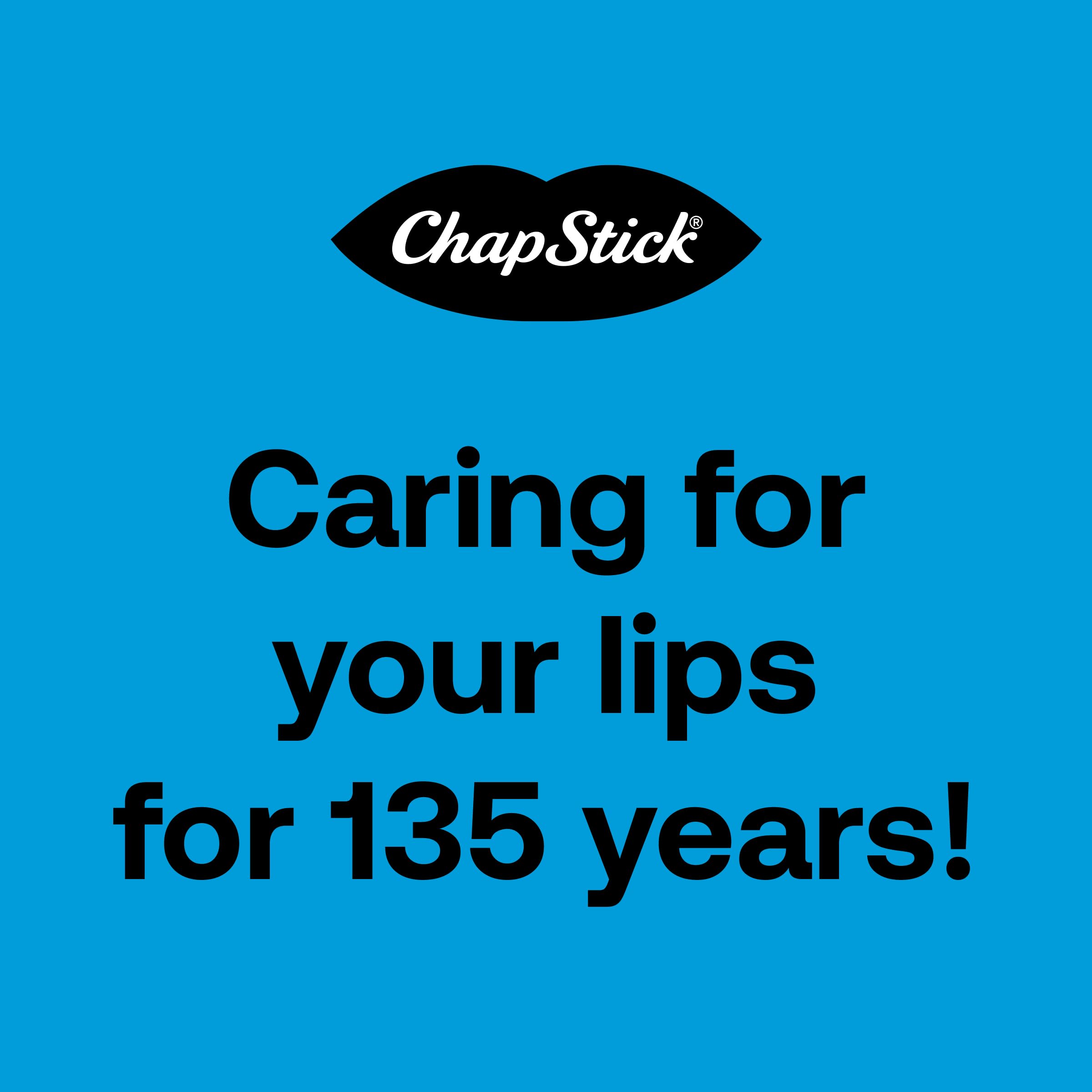 ChapStick medicated balm application with cooling sensation close-up