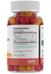 Close-up of Raspberry and Mango flavored gummies