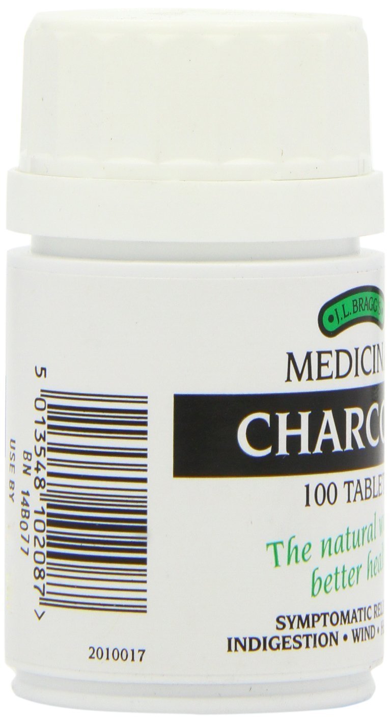 Front packaging image of Charcoal 300mg 100 tablets