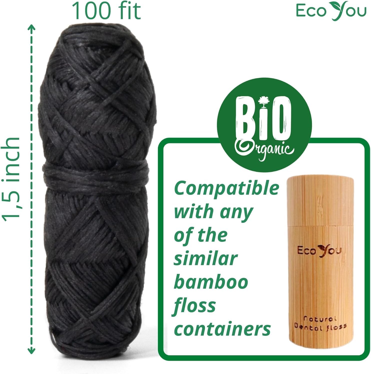 Eco-friendly packaging: FSC-certified box and compostable bags