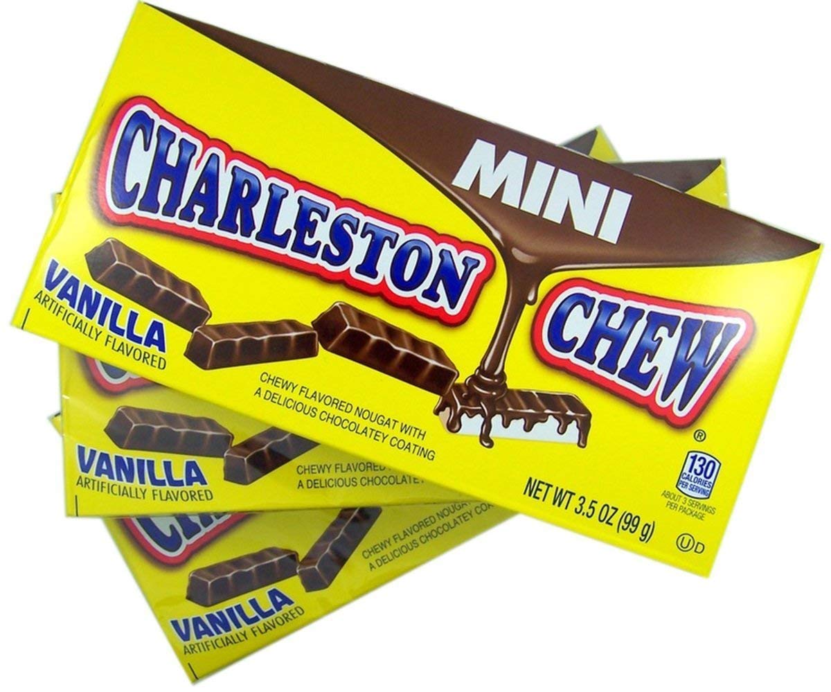 Charleston Chew 4oz box 12ct front view with 317 large bars