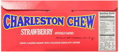 Charleston Chew Strawberry Long Bars 24CT – box and packaging