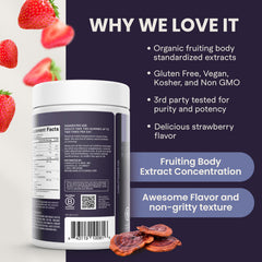 Ingredient panel and dosage information on packaging
