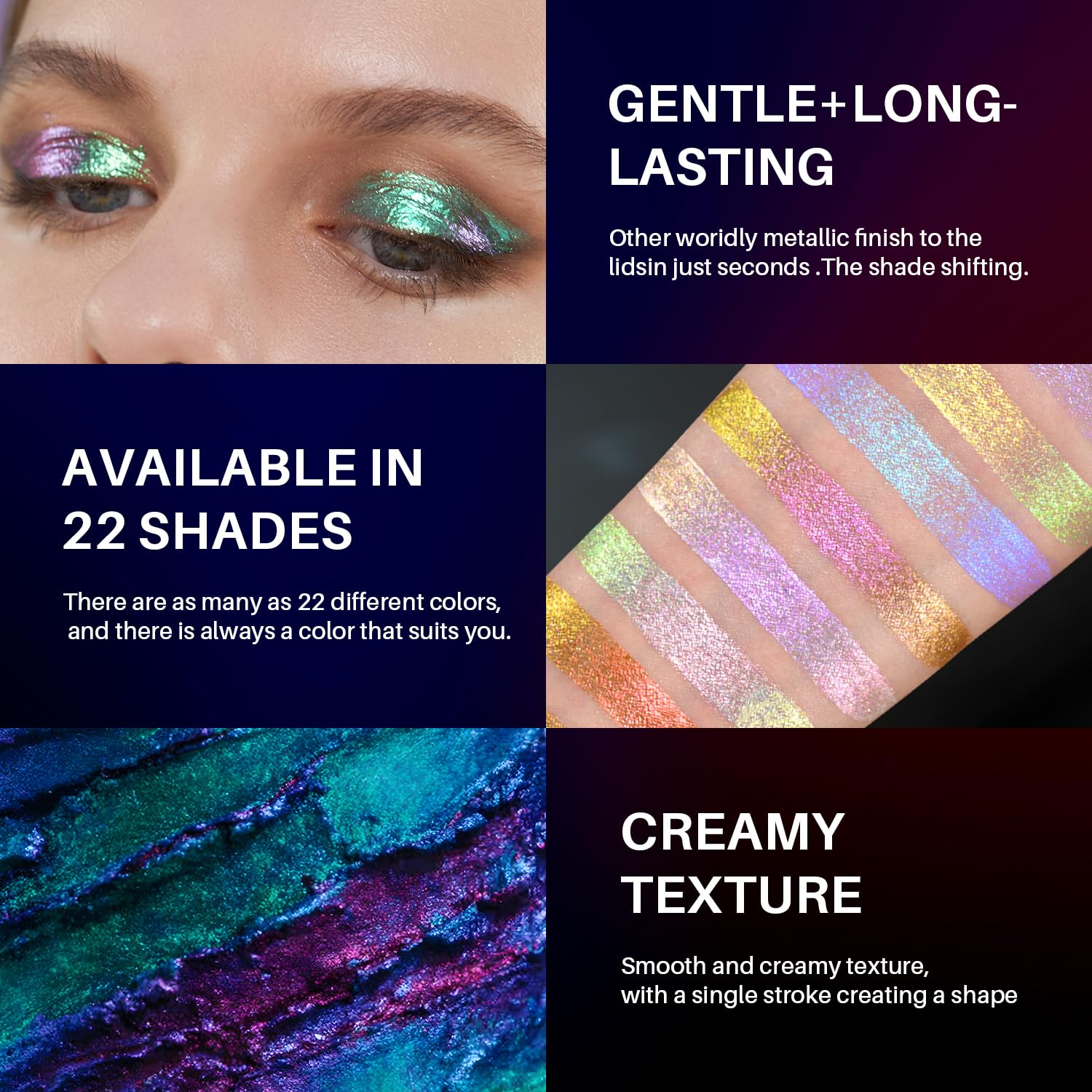 Compact CHARMACY design makes shadow easy to carry for touch-ups.
