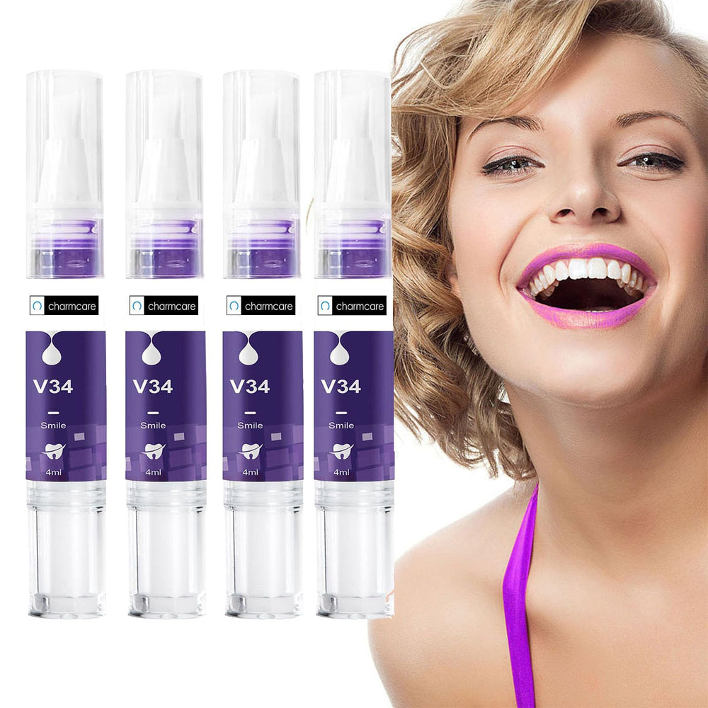 CharmCare 4-pack teeth whitening gel pens packaging
