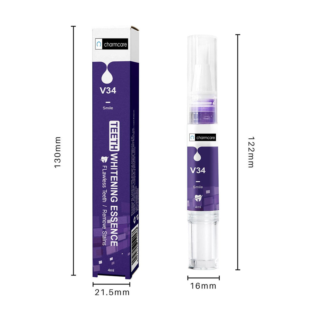 Travel-friendly CharmCare whitening pens in compact case