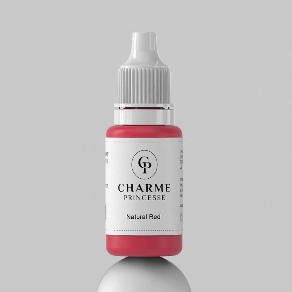 Charme Princesse permanent pigment ink bottle for brow shading with rich color.