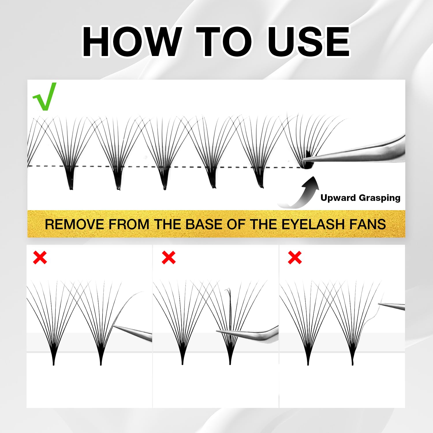 CharmO'clock elite-quality lashes maintain perfect formation.