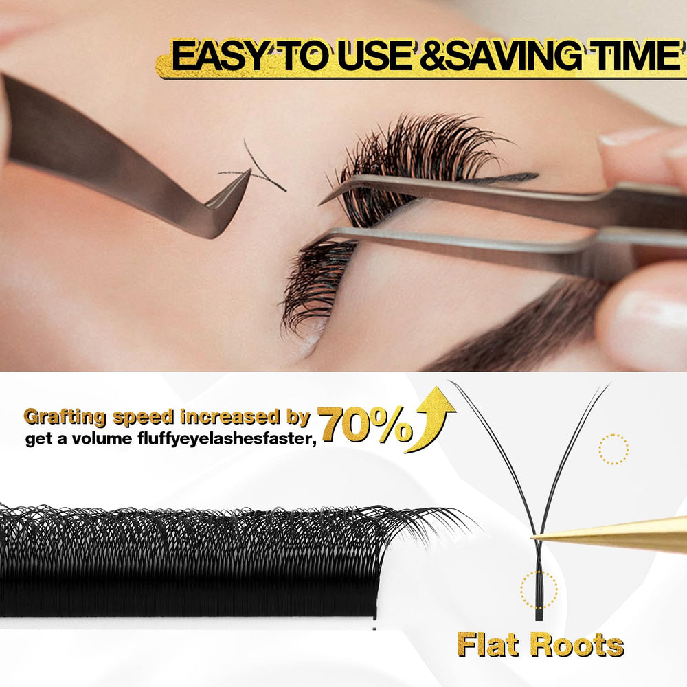 CHARMO'CLOCK cashmere-soft lashes offering soft, durable extensions for comfort.