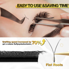 CHARMO'CLOCK cashmere-soft lashes offering soft, durable extensions for comfort.