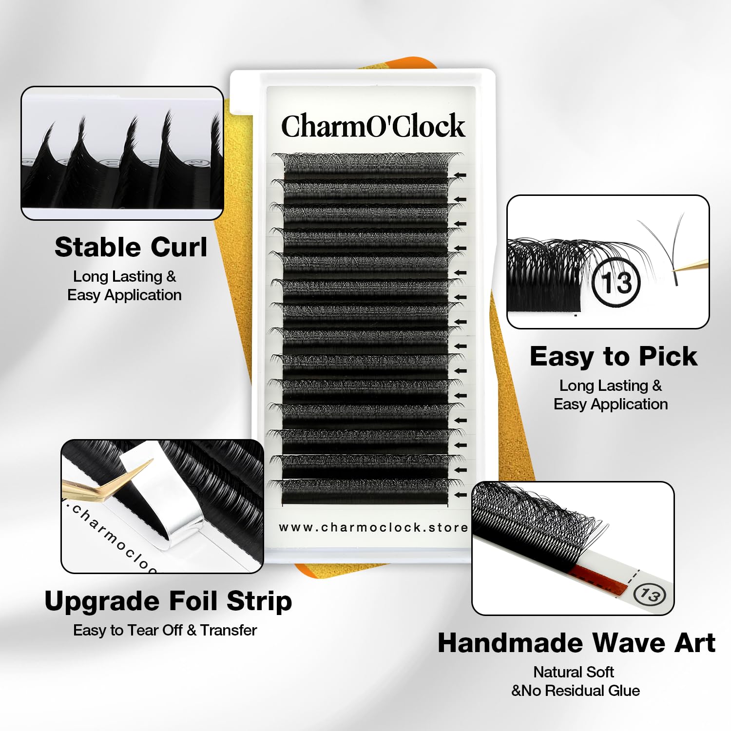 CharmO'clock hypoallergenic materials promote client safety and peace of mind.