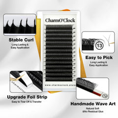 CharmO'clock hypoallergenic materials promote client safety and peace of mind.