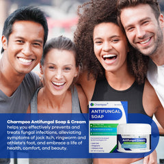 CHARMPOO antifungal soap bar-use on body and face for daily cleansing