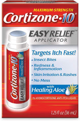 Cortizone-10 Easy Relief Applicator bottle for targeted anti-itch relief.
