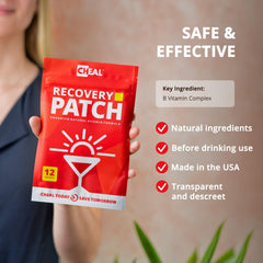 CHEAL Party Recovery Patches are transparent and discreet for low-profile use.
