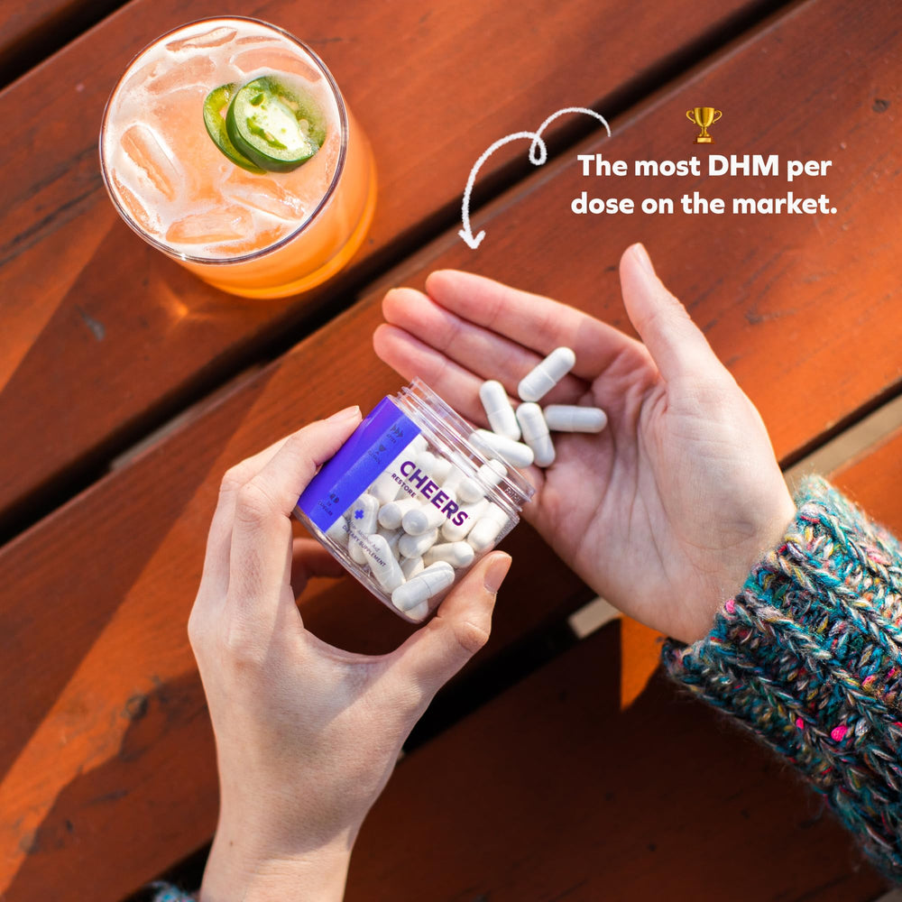 Cheers Classic Combo Hydrate glass with lemon lime for refreshing recovery