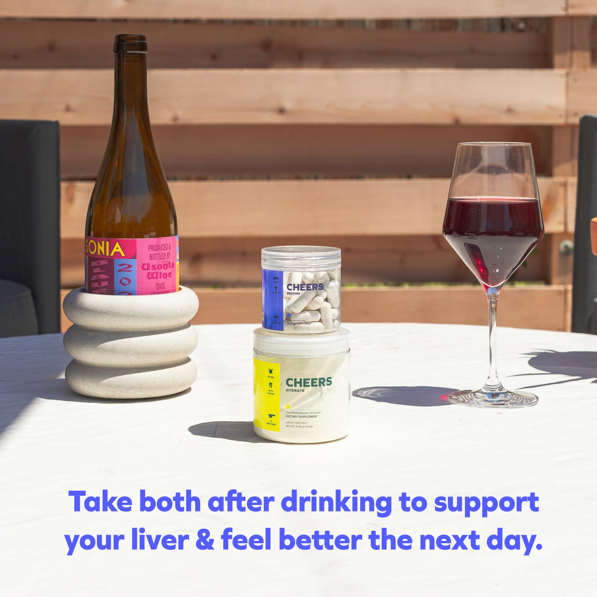 Cheers Classic Combo morning routine implies waking refreshed after a night out