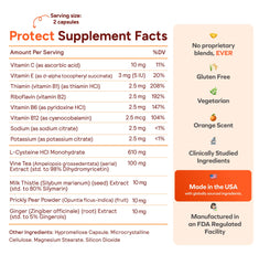 Cheers Liver Combo bottle label with ingredient highlights for liver health.