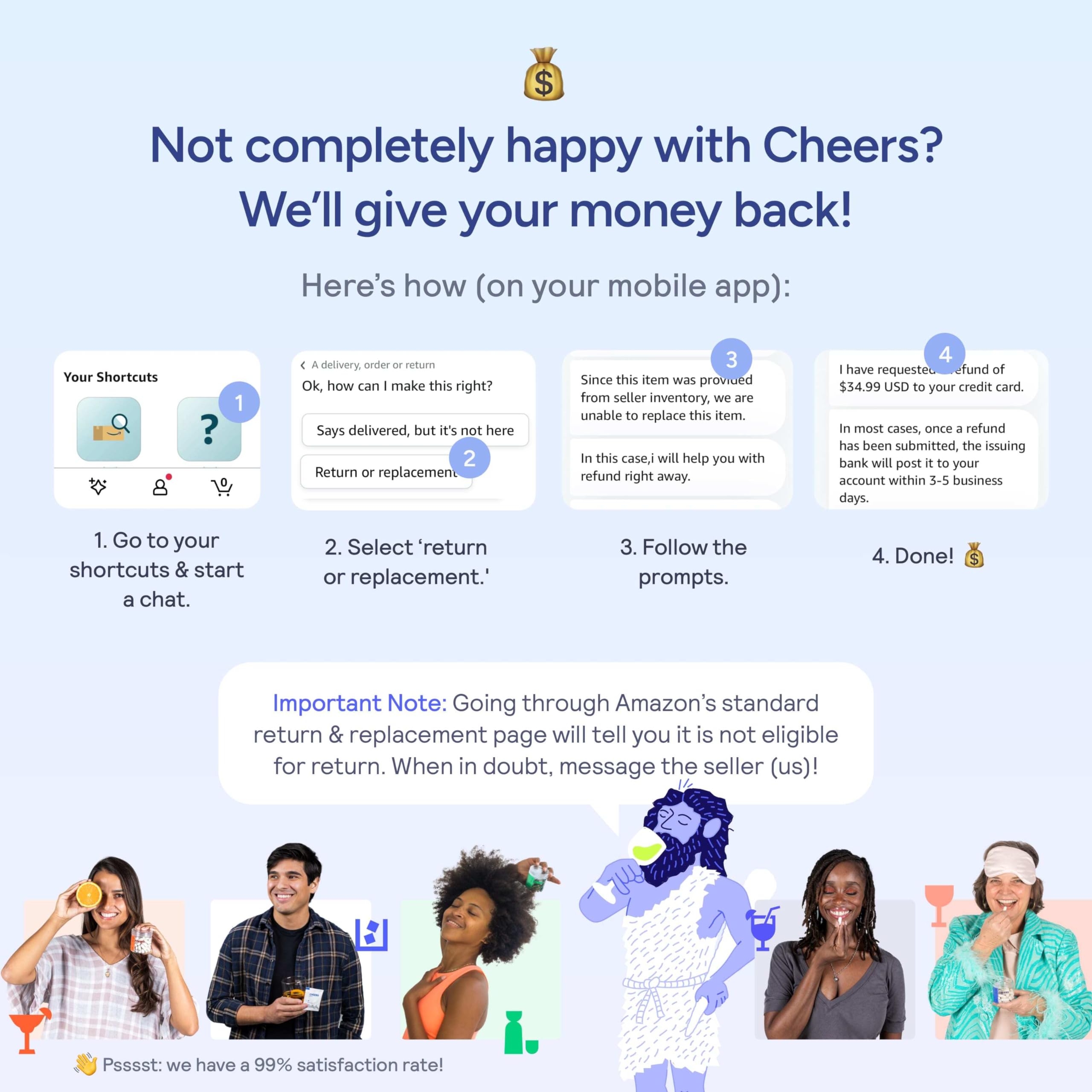 Cheers Restore capsules close-up illustrating overnight support