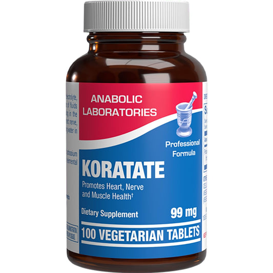 Chelated Potassium Gluconate supplement bottle - front view