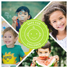 Chemical-free patches label on packaging