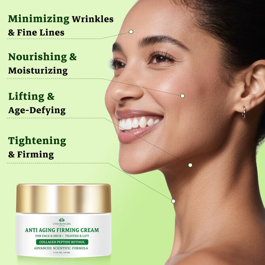 CHEOKINGBA Retinol and collagen action pump close-up highlighting fast absorption.