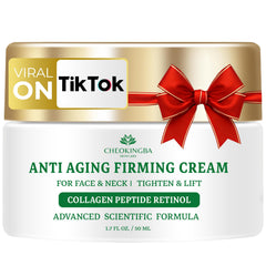 CHEOKINGBA Tighten and Lift Neck Cream tube close-up showing premium packaging and ease of use.