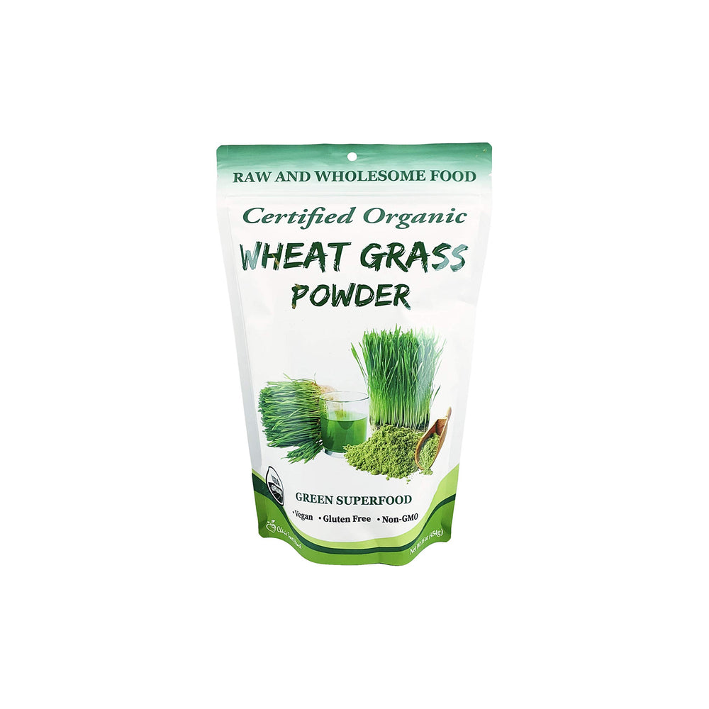 Cherie Sweet Heart Organic Wheat Grass Powder 16 oz jar - hero image