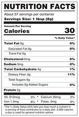 Product label for Cherie Sweet Heart Organic Wheat Grass Powder